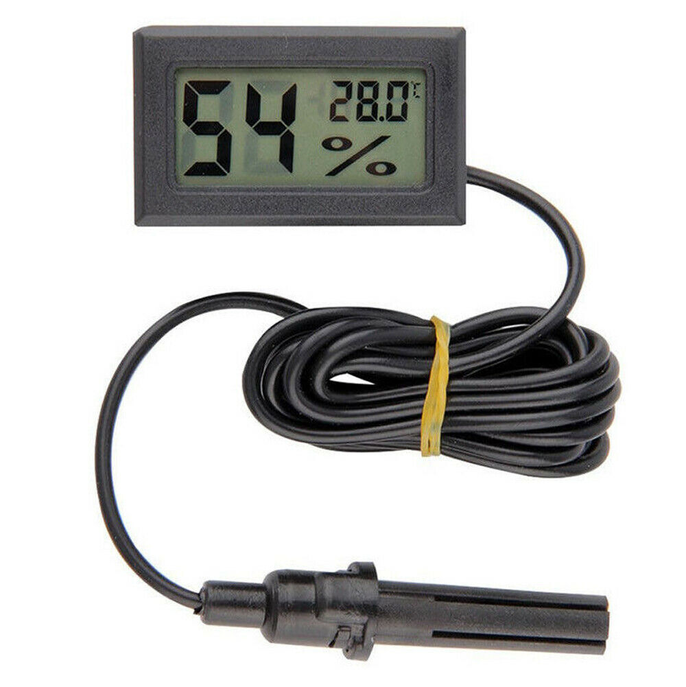 Mini Digital LCD Thermometer Hygrometer Temperature Humidity Meter Probe  Sensor - China Mini Thermometer, Digital Thermometer