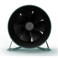 150mm Headwind HVC Mixed Flow EC Inline fan  594 m³/h - 0