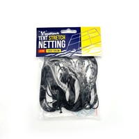 1.2x1.2m Black Stretch netting - Plant support Netting 6inch squares, can stretch to fit a 1.5m tent - Scrog Net - 0