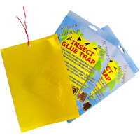 Insect glue trap - 20cm x 15cm Yellow sticky traps - Pack of 10 - 0