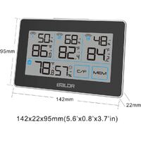 Digital Thermometer and Hygrometer, with remote sensor. - 0