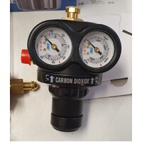 CO2 Gas regulator flow meter and solenoid kit - 0