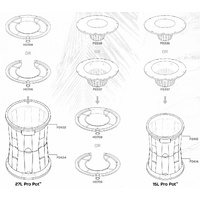 NF Mesh 200mm Pro Pot - suit 15Ltr pot, Nutrifield - 0