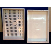 NEFARIOUS 45 litre white solid crate crop box - 0