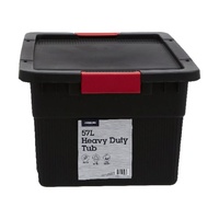 57L tank and lid - used as reservoir crate or to build an aeroponic system - 1