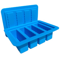 Hi Moulds Silicone Hexagon Mould with Lid 8ml - 1