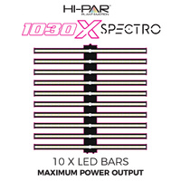 HI-PAR 1030X SPECTRO LED - Massive 2912 umol/s  - 1