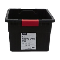 57L tank and lid - used as reservoir crate or to build an aeroponic system - 2