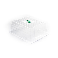 GT Single Vent Propagator package - lid plus inner gridded tray and outer solid tray - 3