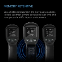AC Infinity Leaf VPD & Temp Monitor - Handheld Environmental Thermometer - 3