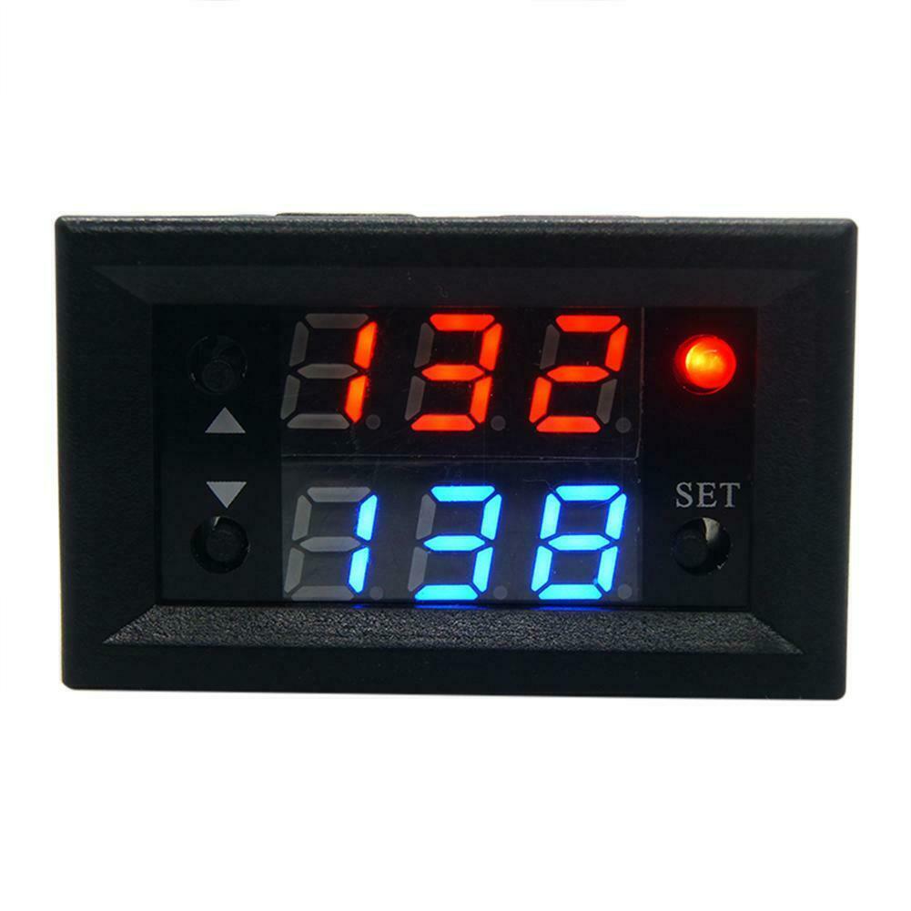 12V DC digital timer - dual timer relay on and off cycle seconds or minutes or hours