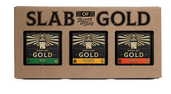 Slab of Gold - 1L grow set, 1L flower set, 1L fruit set - Byron bay gold nutrient kit starter kit