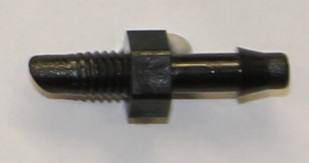 4mm takeoff joiner THREAD end + BARBED end - for screwing into pipe