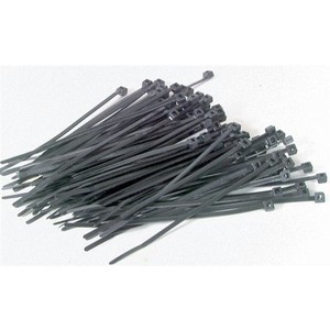 Cable ties 150mm x 3.6mm pack of 25 black