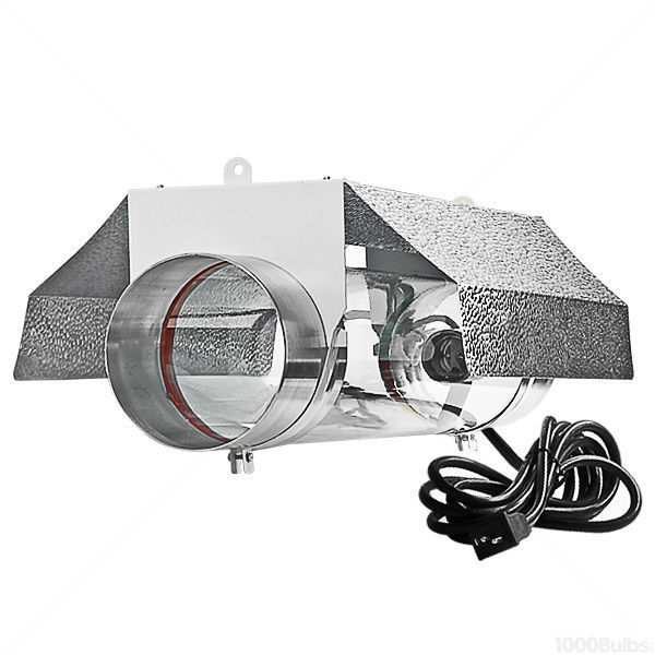 150mm Cool Tube 400mm Reflector - Silver - (400mm long glass section)