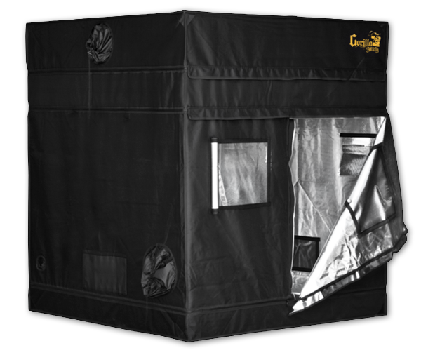 Gorilla Grow tent GGTSH55 5 x 5 shorty tent - 4'11 high - Approx 150cm x 150cm x 150cm high