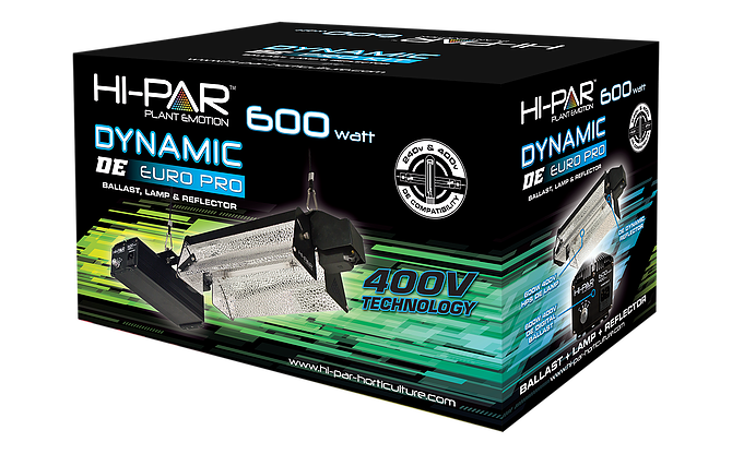 Hi-Par 600W DE Complete lighting kit EURO PRO with 600w 400V lamp and open reflector