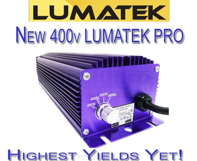 Lumatek 400Volt 600watt Digital Ballast - controllable/dimmable - runs 240V or 400V HPS/MH lamps - ballast only q4+
