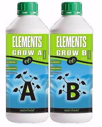 Elements 2 x 20L Grow Nutrients Nutrifield