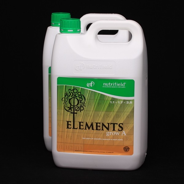 Elements 2 x 5L Grow Nutrients Nutrifield