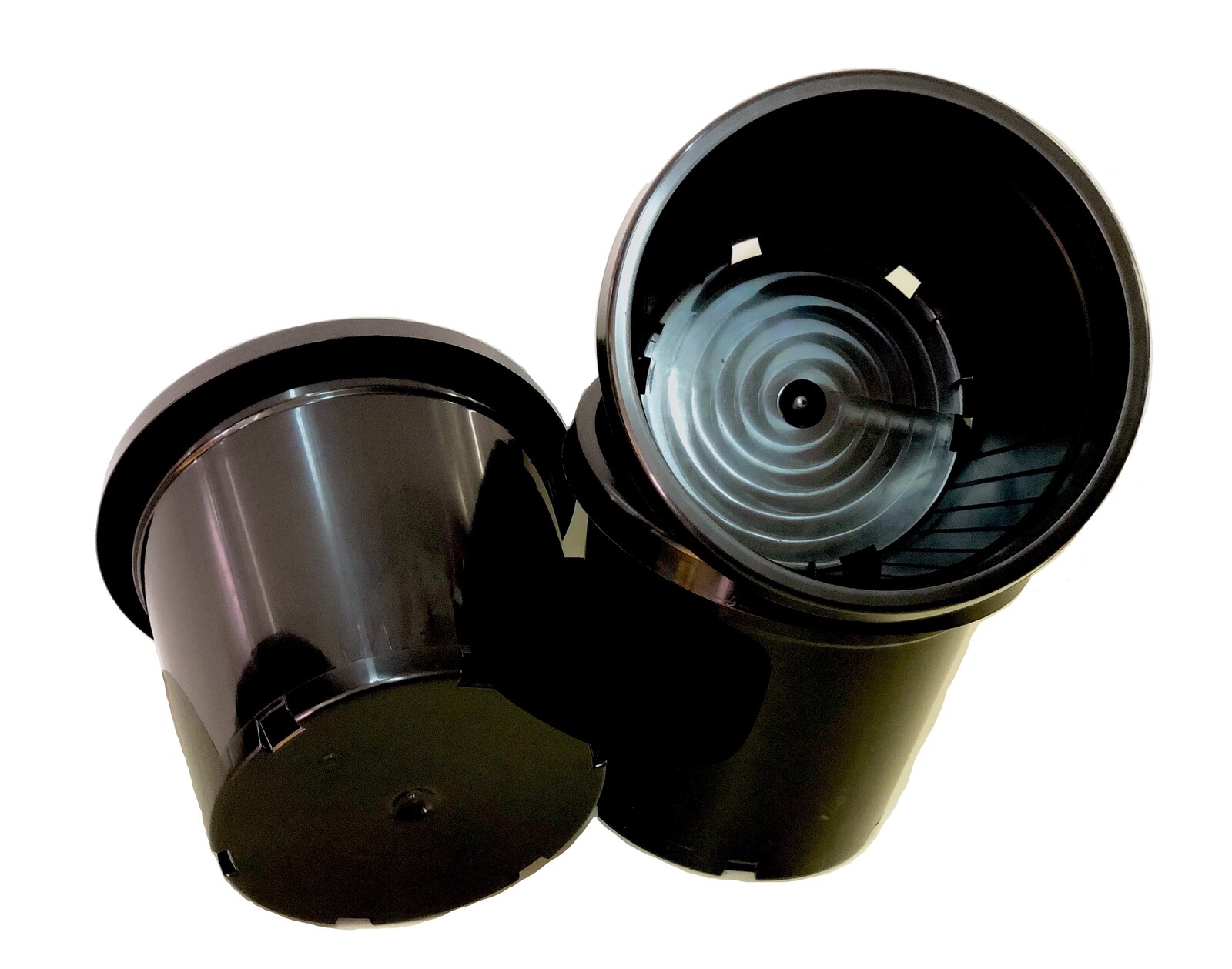 Pot 300mm, black WITH HOLES (standard C20)