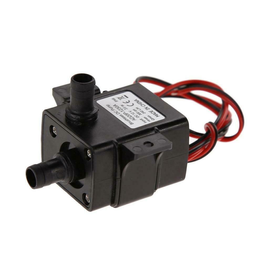 12V DC water Pump 4m 400l/h submersible or inline pump
