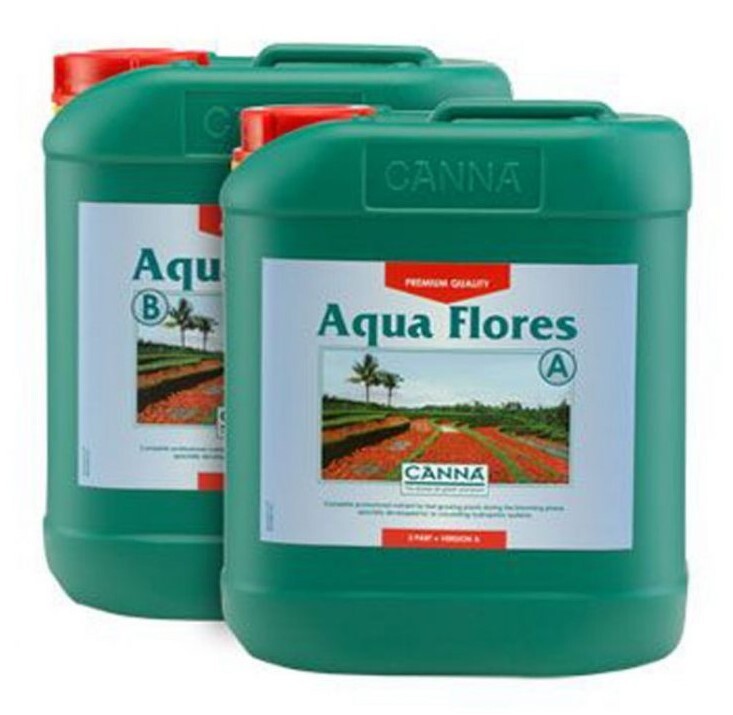 Aqua Flores 2x5Ltr Part A+B, Canna nutrient set