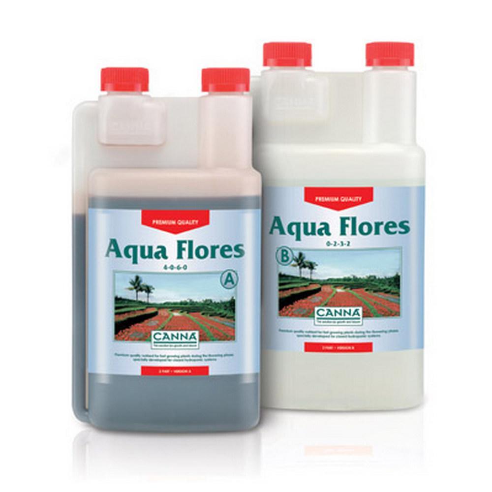 Aqua Flores 2x1Ltr Part A+B, Canna Nutrient set