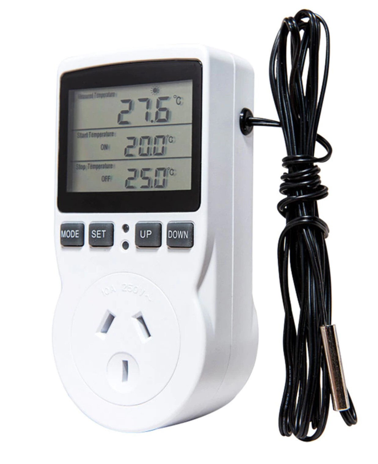 plug in thermostat - heating and cooling for fans and heatmats 240V