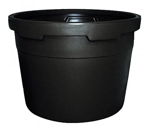 Pot/Tub 580mm, black NO HOLES 95Ltr