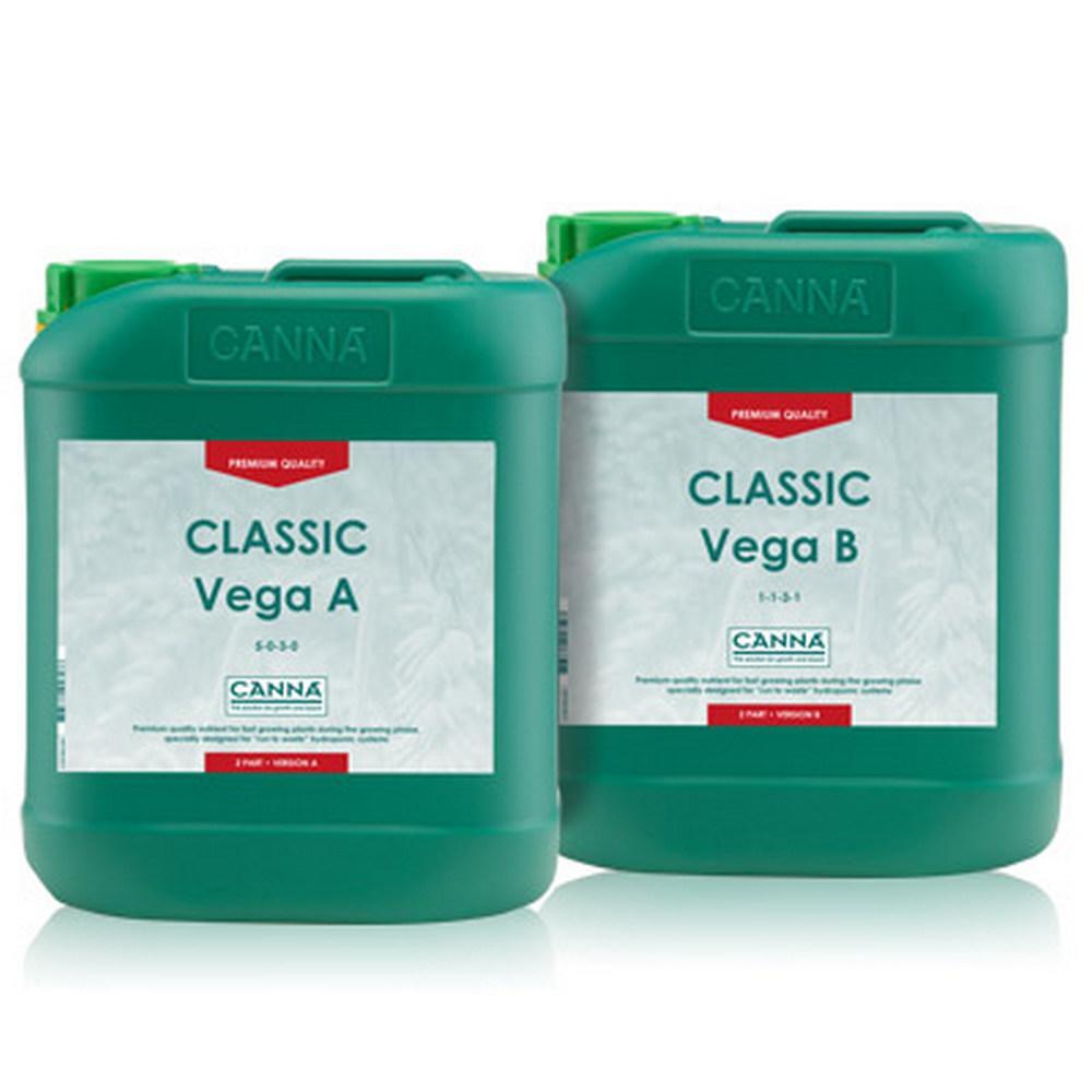 Canna Classic Vega 2x5ltr nutrient set Part A+B