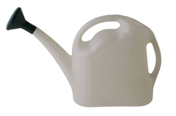 Watering can plastic 9.6litre with rose/spout