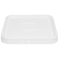 10L square white lid for pail - lid only 230x230 - c10