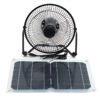 Solar Powered USB Fan 250mm 8"