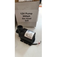12V DC water pump max 5m 800LPH max