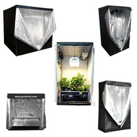 Mylar Growlush Tent 0.9 x 0.5 x 1.6m - Grow tent for growing plants 90 x 50 x 160