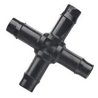 13mm cross 4 way irrigation fitting