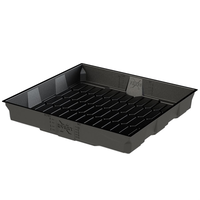 X-trays Flood tray 4' x 4' - Black - 130 x 130 x 18cm