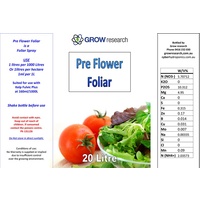 Pre Flower Foliar 20L