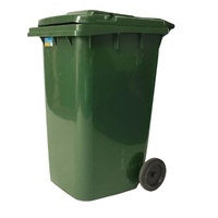 240L Wheelie Bin for reservoir with large opening ask about drilling holes for you