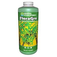FloraGro 946ml 3 part General Hydroponics Flora Grow 1 Quart GH