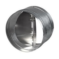 150mm back draught shutter for fan ducting - close when no airflow