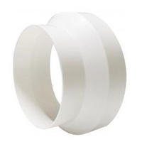 fan ducting reducer 125 to 100mm 5-4inch Metal powdercoated