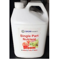 Single Bloom 5l Grow Research Single Part Bloom 5Ltr one part