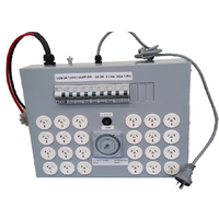 Professional 24 outlet or 12on12off light control board and timer with 4 live 80Amp