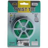Twist Tie Roll with cutter 20m of plant support