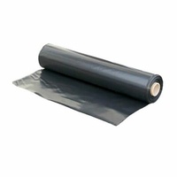 Black Polythene film - 100um - 2m wide x 100m roll - full roll only