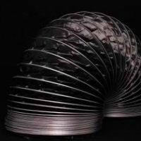 HD fan duct 100mm x 3m black Unilock 4-100 FR1 Nude Heavy Duty - dnt