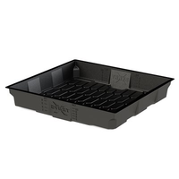 X-Trays Flood Tray 3' x 3'- black - 91x91x15cm inner - 100x100x18 outer