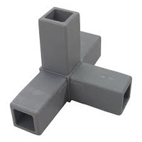 aluminium frame - 4 way plastic corner Qubelok